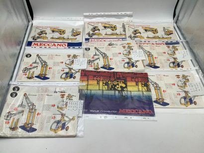 Plusieurs notice de montage Mécanoainsi qu’une...