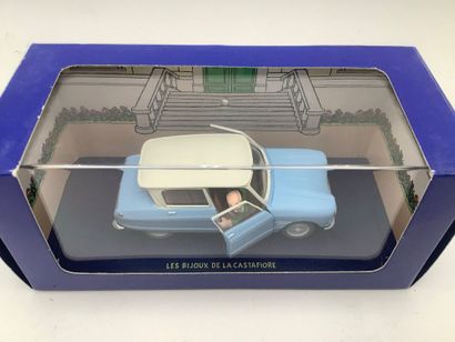 TINTIN, 5 voitures miniatures 1/43 des aventures...