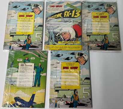 LES AVENTURES DE BUCK DANNY, 5 bd souples,...
