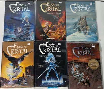 L’ÉPÉE DE CRISTAL, 6 bd,éditions vents d’ouest-soleil.
T1...