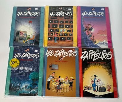 6 bandes dessinées LES ZAPPEURS ,éditions...