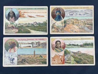 20 cartes postales publicitaires anciennes...