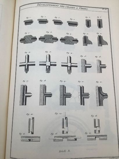L’art du menuisier par J.A. ROUBO, les 4...