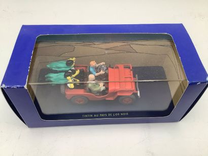 TINTIN, 5 voitures miniatures 1/43 des aventures...