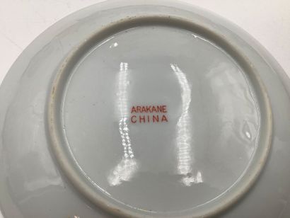 Service à thé et à saké en porcelaine fine...