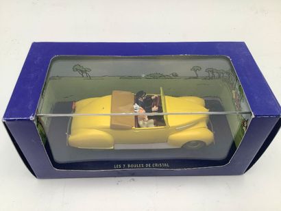 TINTIN, 5 voitures miniatures 1/43 des aventures...