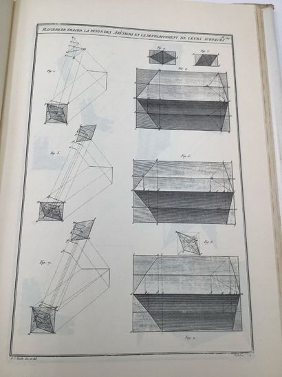 L’art du menuisier par J.A. ROUBO, les 4...