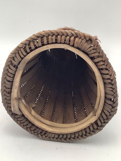 Carquois ou panier de cueillette ancien en...