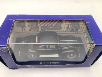 TINTIN, 5 voitures miniatures 1/43 des aventures...
