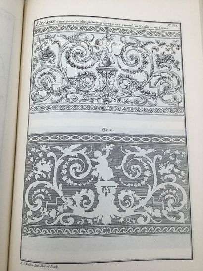 L’art du menuisier par J.A. ROUBO, les 4...