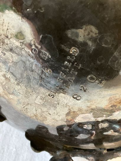 metal argenté : une cafetière anglaise fin...