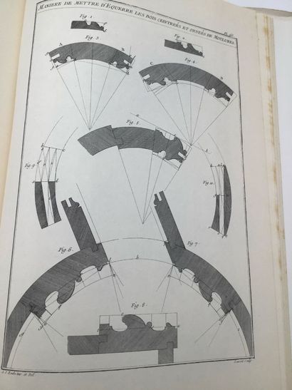 L’art du menuisier par J.A. ROUBO, les 4...