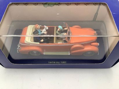 TINTIN, 5 voitures miniatures 1/43 des aventures...