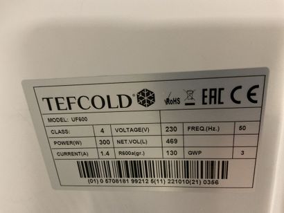 Chambre froide négative TEFCOLD fonctionnelle.
ENLEVEMENT...