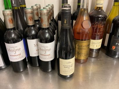 Stock arrière cuisine 
Dont 7 bouteilles...