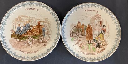 TERRE DE FER, 12 assiettes parlantes 