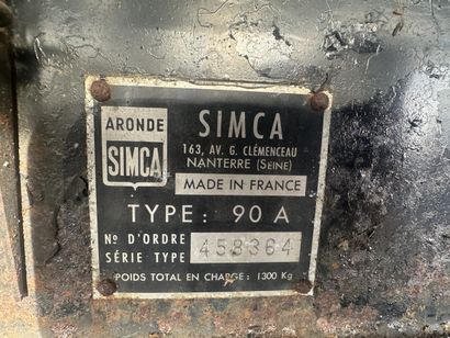 Frais de vente réduits 10 % - SIMCA ARONDE...
