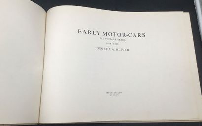 4 grands livres sur les voitures anciennes,...