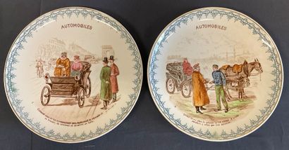 TERRE DE FER, 12 assiettes parlantes 