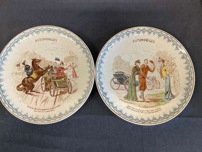 TERRE DE FER, 12 assiettes parlantes 
