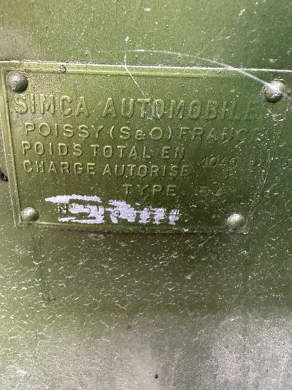 Frais de vente réduits 10 % - SIMCA 1000...