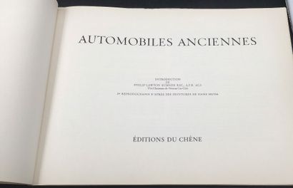 4 grands livres sur les voitures anciennes,...