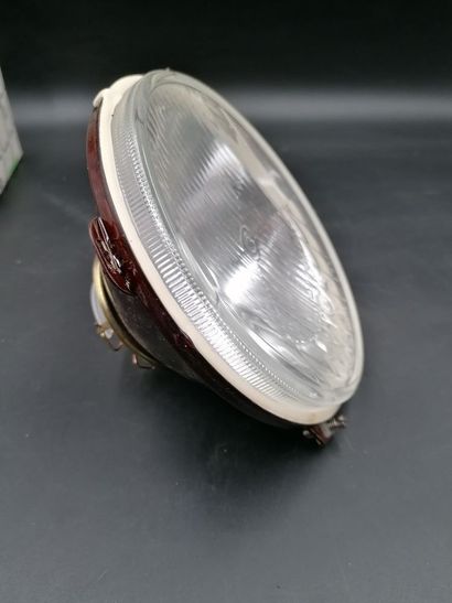 CIBIÉ Valéo, optique de phare rond, verre...