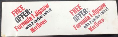 4 objets publicitaires Marlboro F1 constituer...