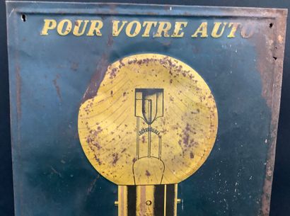 Rare plaque publicitaire ancienne en tôle...