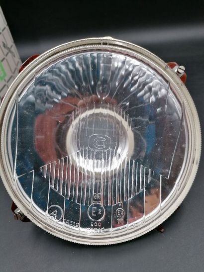 CIBIÉ Valéo, optique de phare rond, verre...