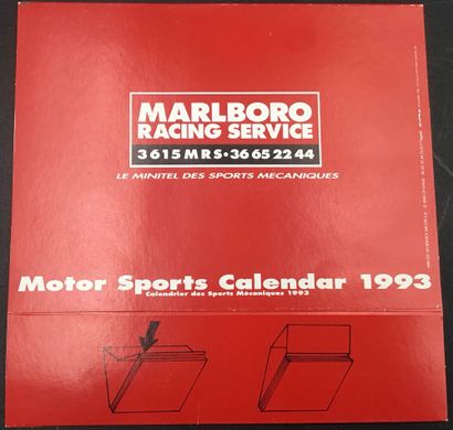 4 objets publicitaires Marlboro F1 constituer...
