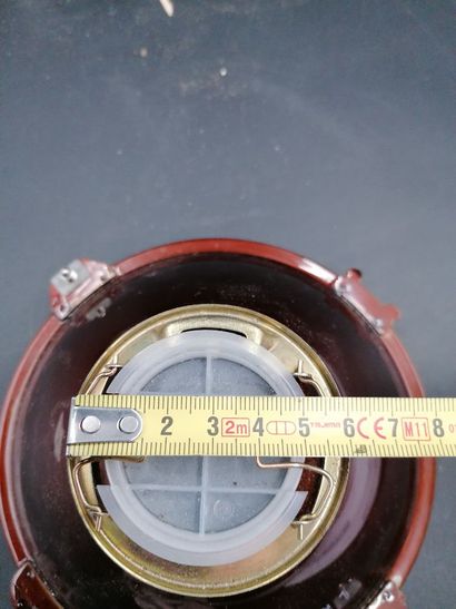 CIBIÉ Valéo, optique de phare rond, verre...