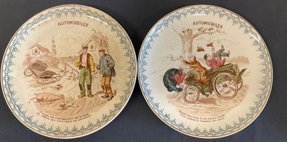TERRE DE FER, 12 assiettes parlantes 