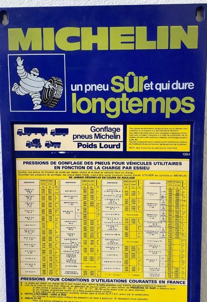 Un panneau de gonflage MICHELIN , Poids Lourds...