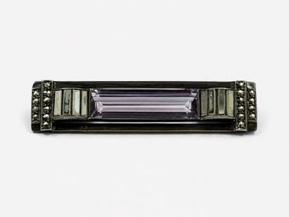 Broche barrette en argent 925 millièmes....