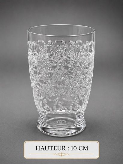 Baccarat, modèle Gouvieux, 16 verres en cristal...