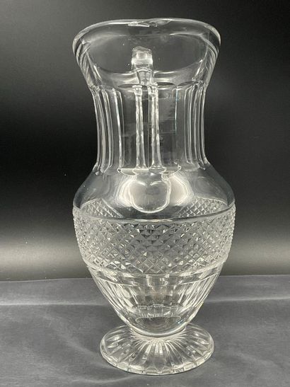 Saint Louis modèle trianon, Broc en cristal...
