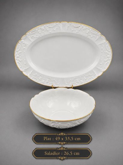 LIMOGES – L. Cie – Modèle « Pompeia Bordeaux...