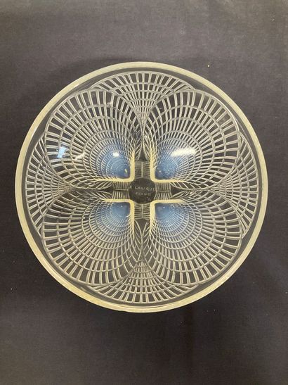 LALIQUE, Coupelle coquille .
Pas d’accident,...