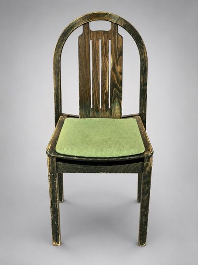 BAUMANN, suite de 6 chaises modèle ARGOS,...