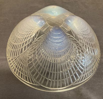 LALIQUE, Coupelle coquille .
Pas d’accident,...