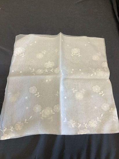 Lot de taies d’oreiller, nappes, chemins...
