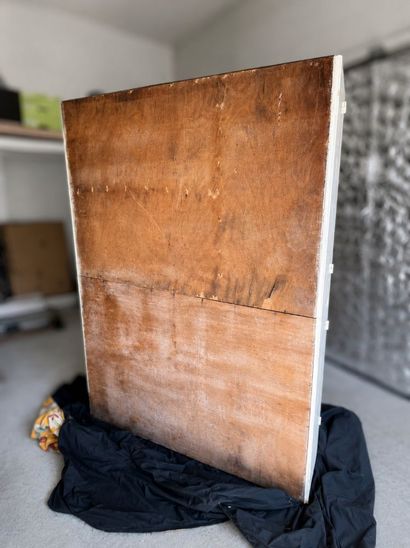 Buffet de cuisine type Mado en bois peint...