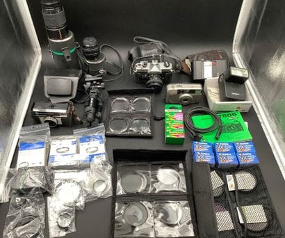 Lot d’appareils photos divers marque Fujica,...