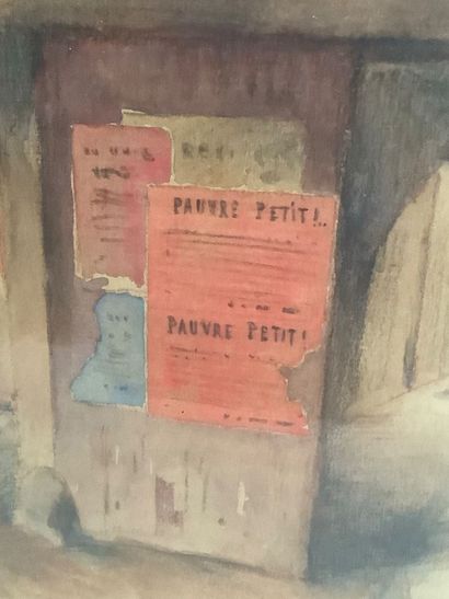 Aquarelles, Regroupement de 2 aquarelles...
