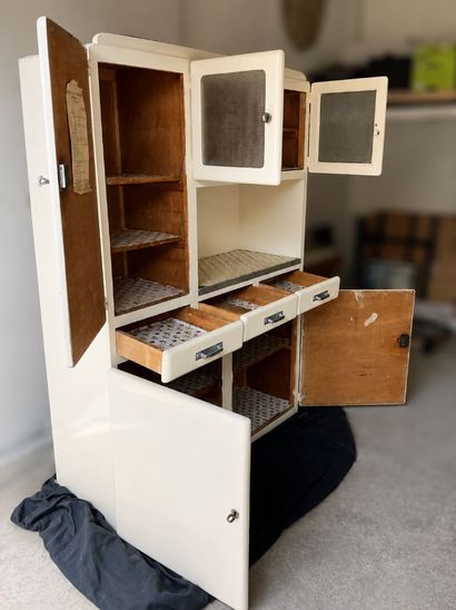 Buffet de cuisine type Mado en bois peint...