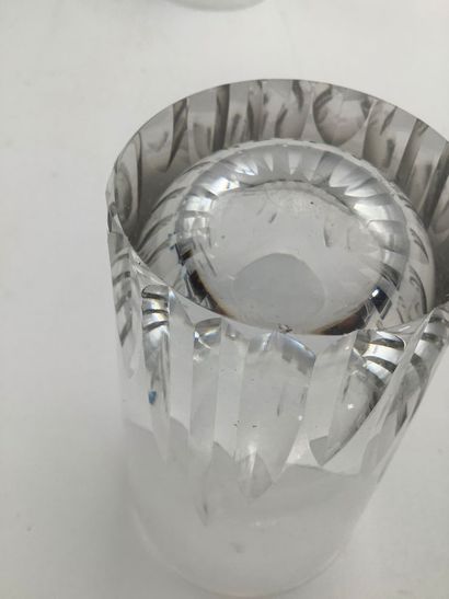 Baccarat, lot de 4 verres à orangeade Baccarat...