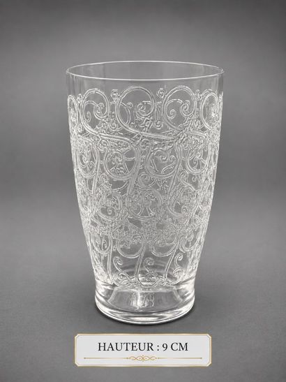 Baccarat, modèle Gouvieux, 12 verres en cristal...
