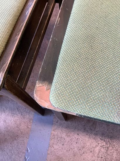 BAUMANN, suite de 7 chaises modèle ARGOS,...