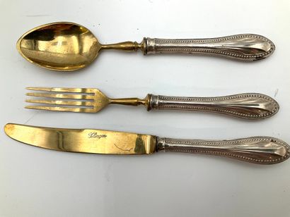 Coffret de baptême complet en argent.
Argent...